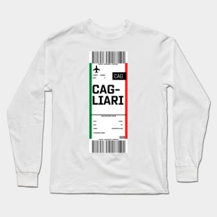 Boarding pass for Cagliari Long Sleeve T-Shirt